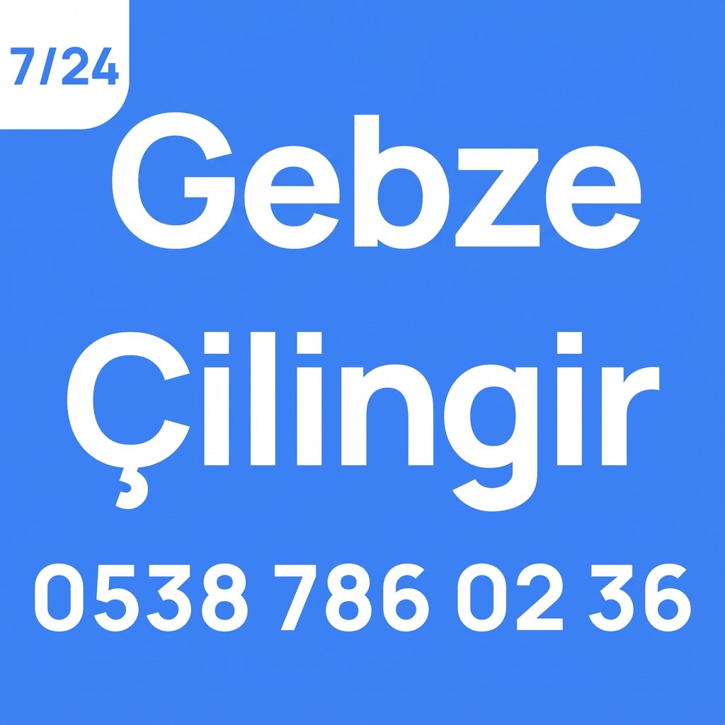 Gebze acil çilingir hizmeti - 7/24 kapı açma ve kilit değişimi - Telefon: 0538 786 02 36